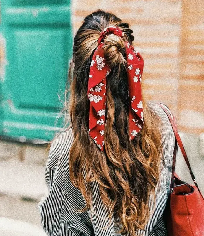 8 Awesome Ways To Use Hair Scarf For Different Hair Styles - Feminine Buzz