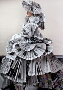 30+ Paper Dress Fashion You've Never Seen Before - Feminine Buzz