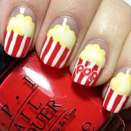 30 Food Inspired Nail Art That Will Make You Hungry - Feminine Buzz