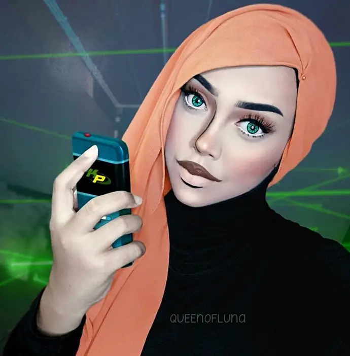 kim possible hijab cosplay by queen of luna