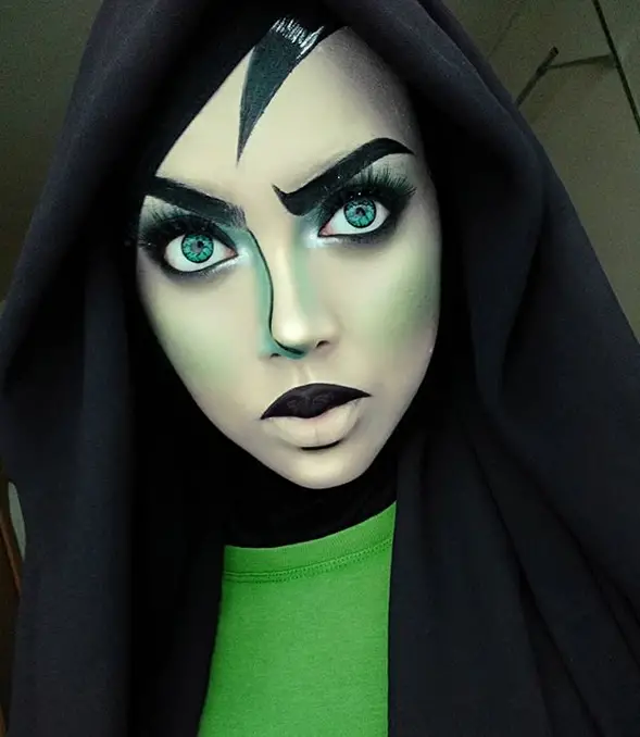 shego from kim possible hijab cosplay by queen of luna