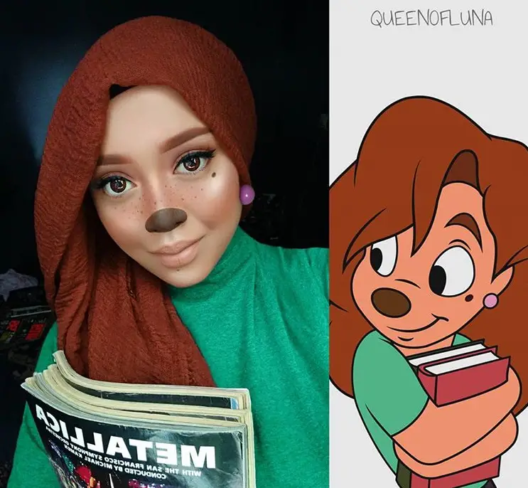 roxanne hijab cosplay by queen of luna