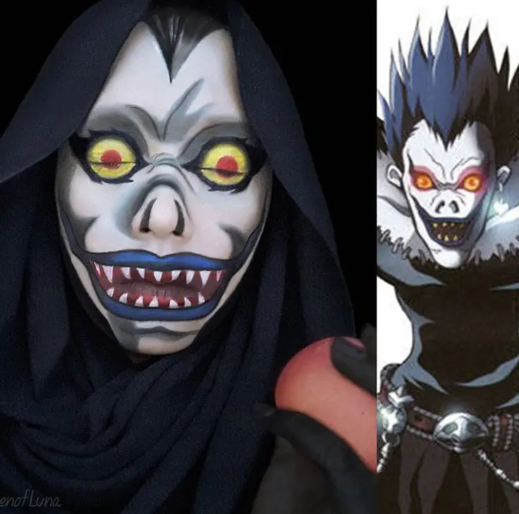 ryuk hijab cosplay by queen of luna
