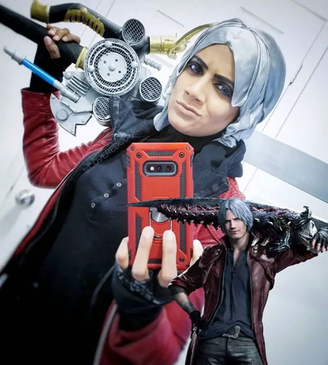 dante from devil may cry cosplay by kovacs and ace