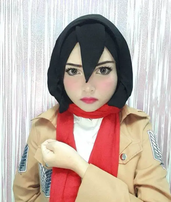 mikasa from attack on titan cosplay by miisa