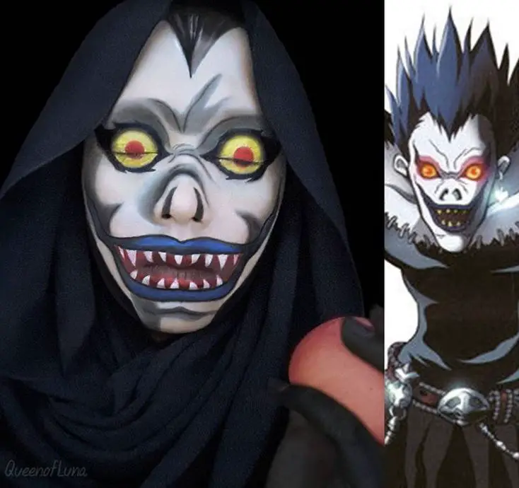 ryuk of death note cosplay by queen of luna