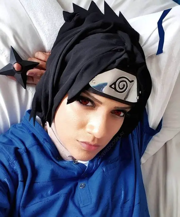 sasuke from naruto by hijab cosplayers kovacs and ace