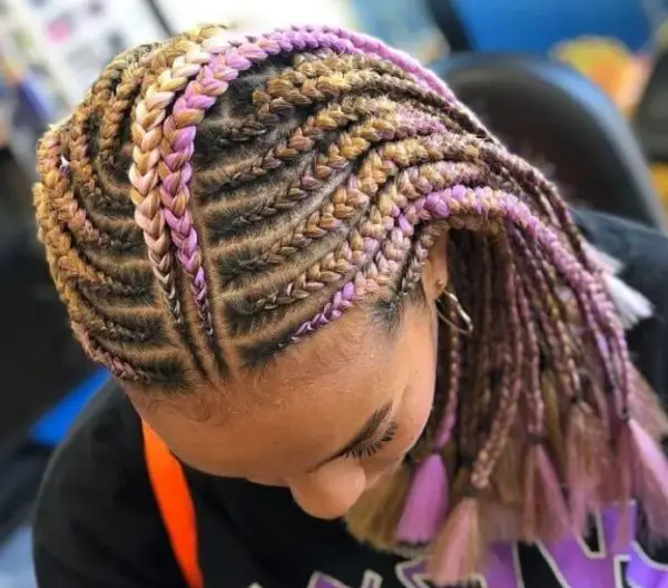 30 Stunning Peekaboo Braids Hairstyles You Need Now Feminine Buzz